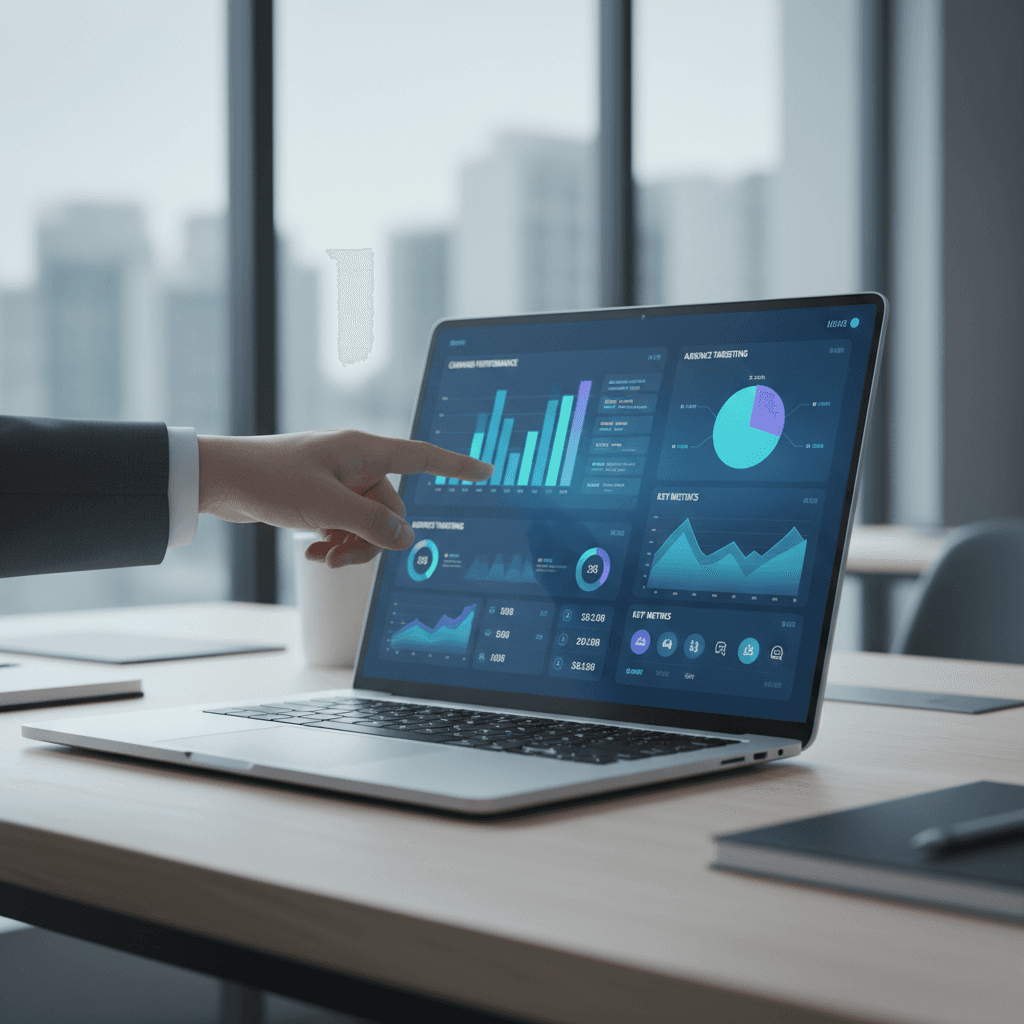 Social media advertising dashboard and campaign analytics